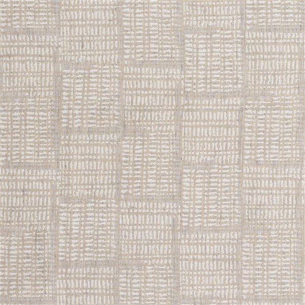 HEIDI LINEN 155607 Fabric Leather Trim Vanguard Furniture